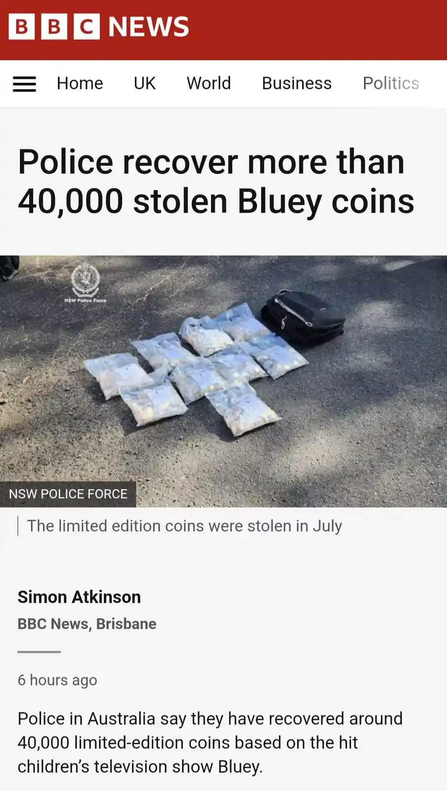 The Bandit Strikes Again: Another Heist in Progress