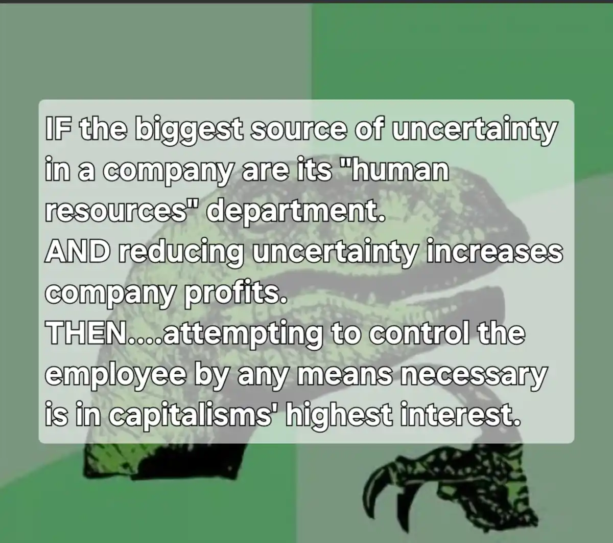 When capitalism thrives, oligarchy follows.