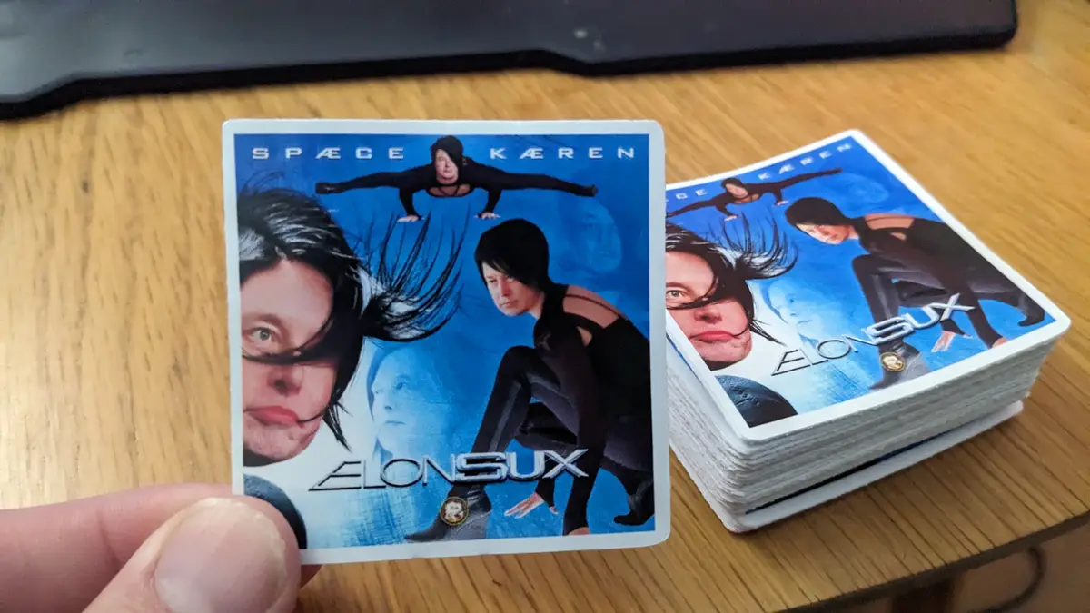 Created Stickers Featuring My Elon Meme!