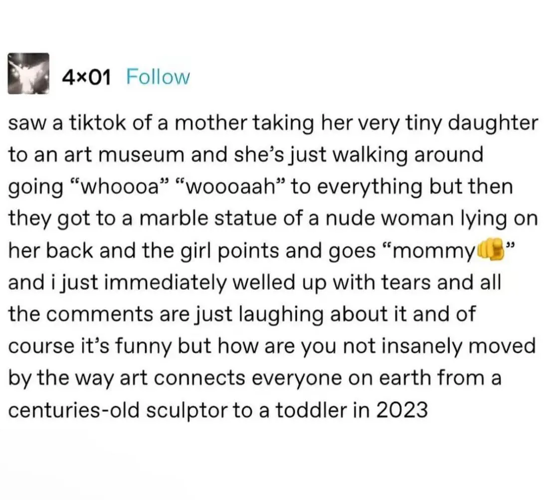 A Toddler's Perspective at the Art Museum