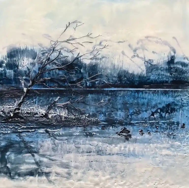 A Serene River Scene