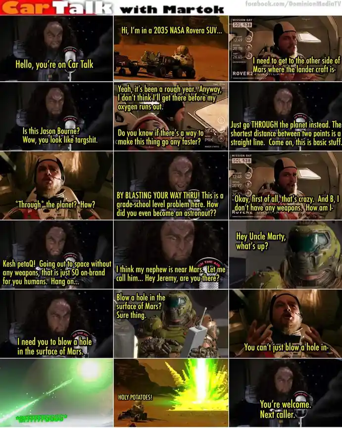 Meme Dump #5: Car Conversations with Martok