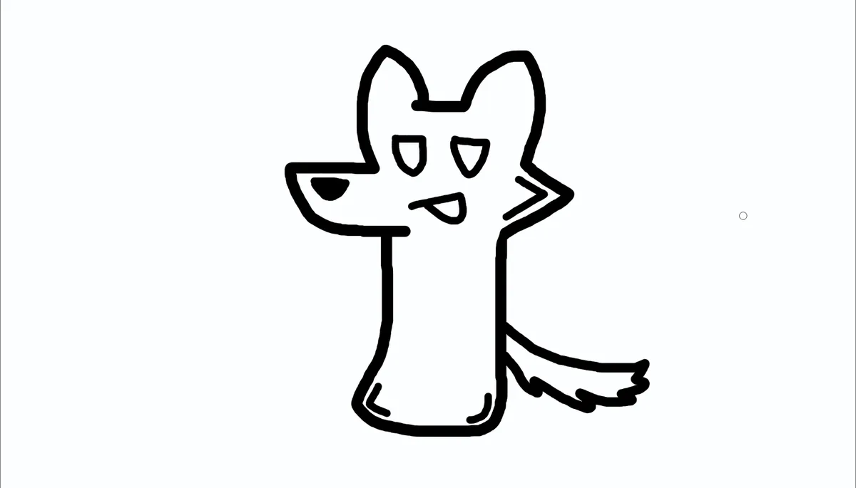 A simple black-and-white line drawing shows a cartoon cat with a stern expression, one paw raised as if to stop someone, and…
