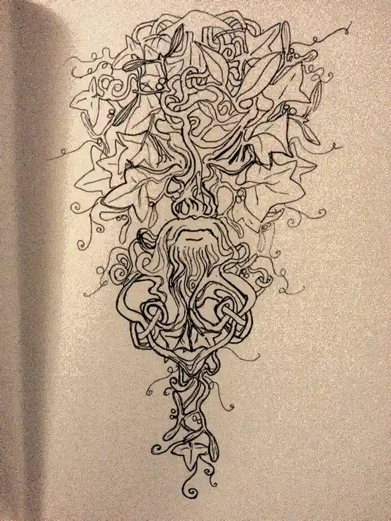 The Enigmatic Black & White Green Man