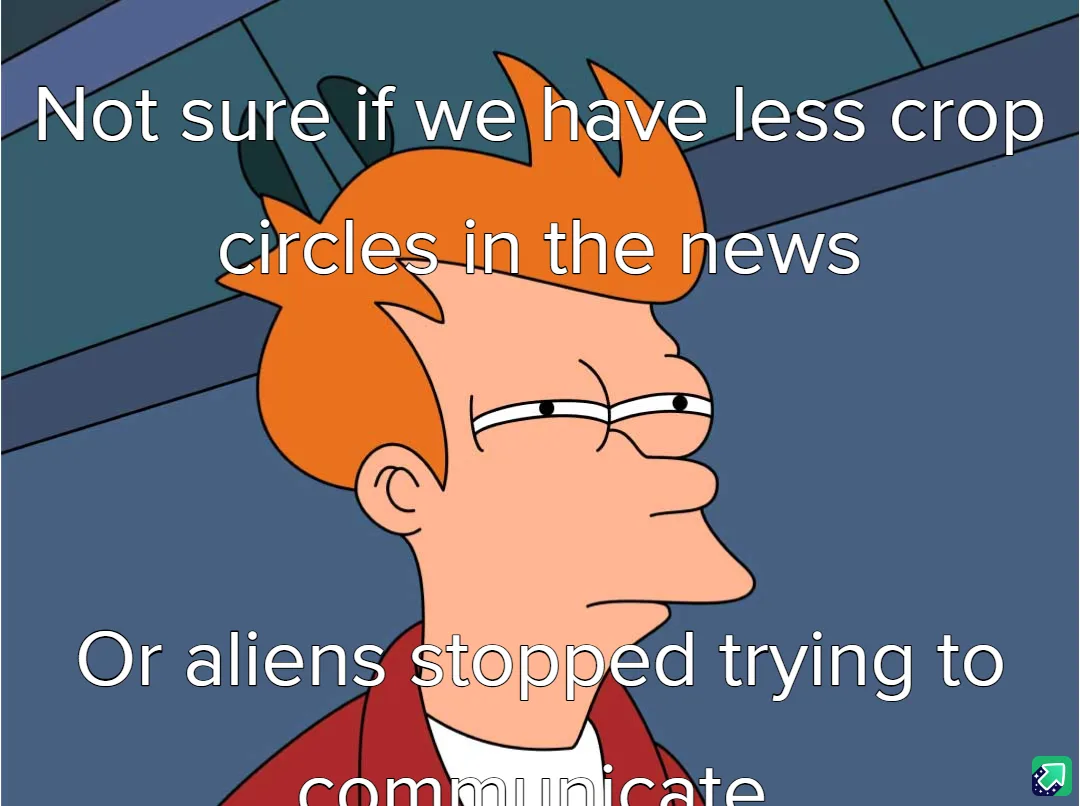 A cartoon man with orange spiky hair and glasses looks sideways with a confused expression. White text overlaid on the image…