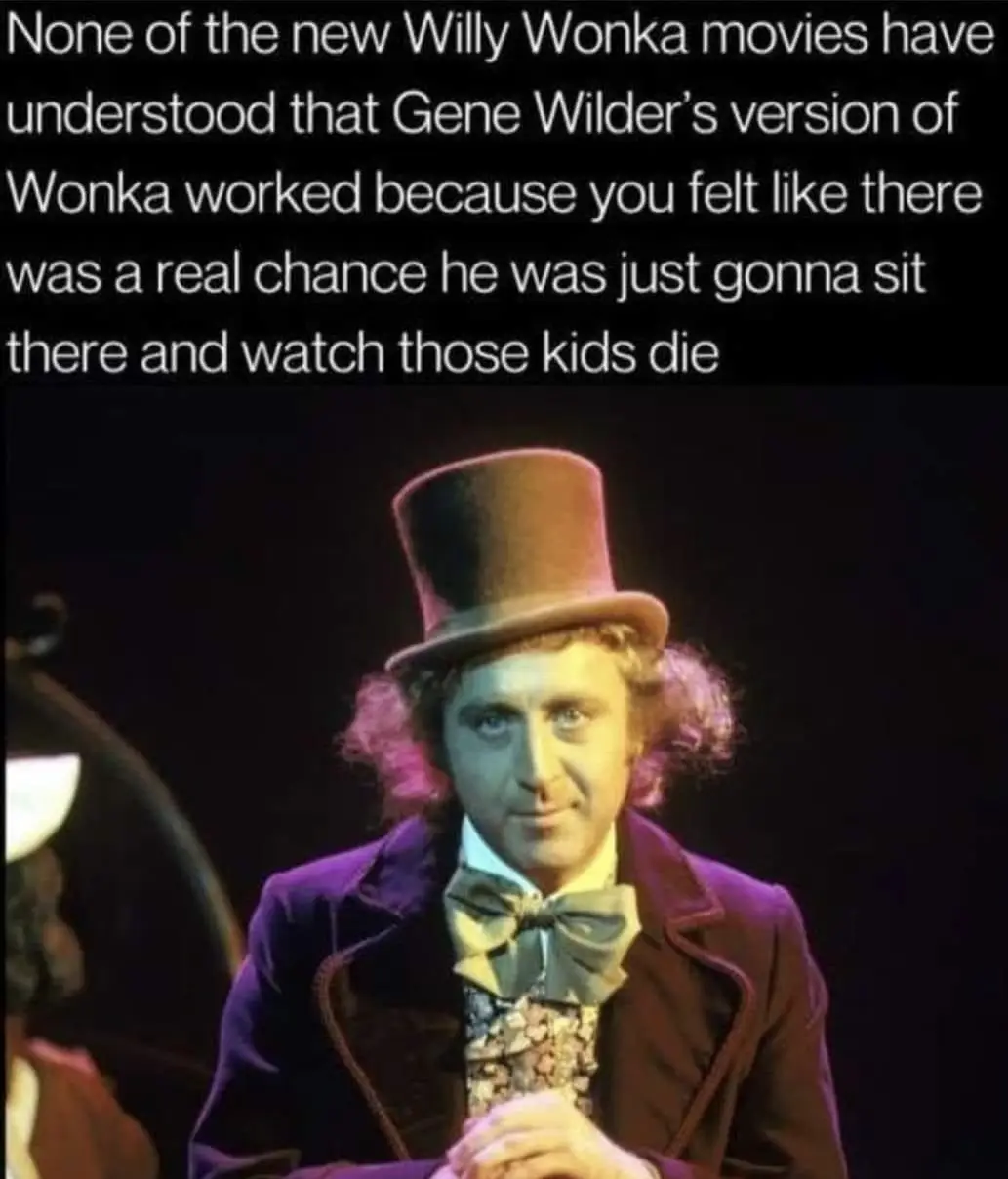 There Will Always Be Only One Willy Wonka.