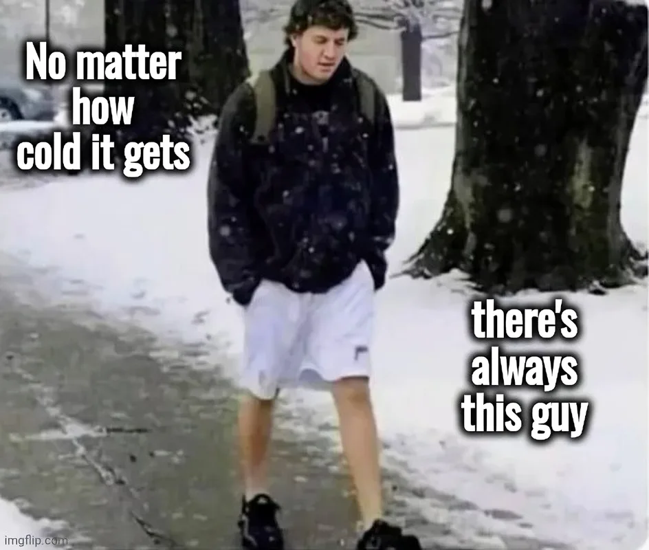 No Matter How Cold It Gets, This Guy Always Brings the Warmth