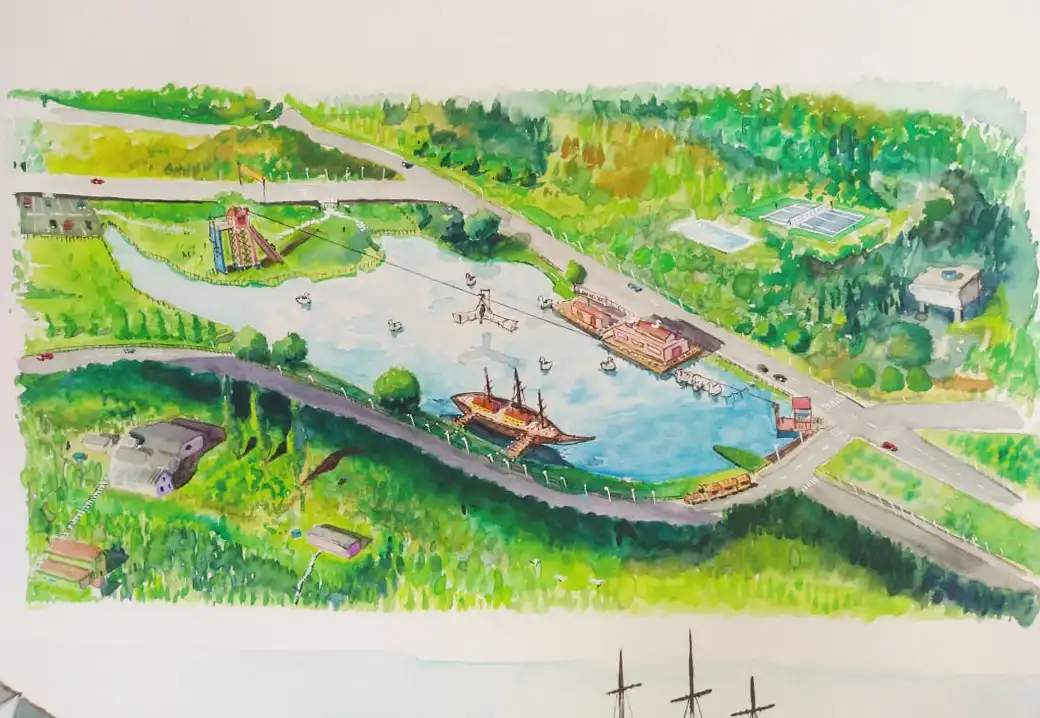 Illustrating the Perfect Park Landscape