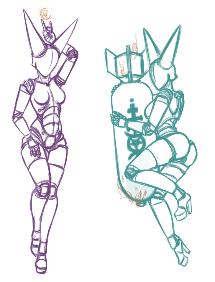 Sketching Arti-Witch Dakimakura: A Creative Journey