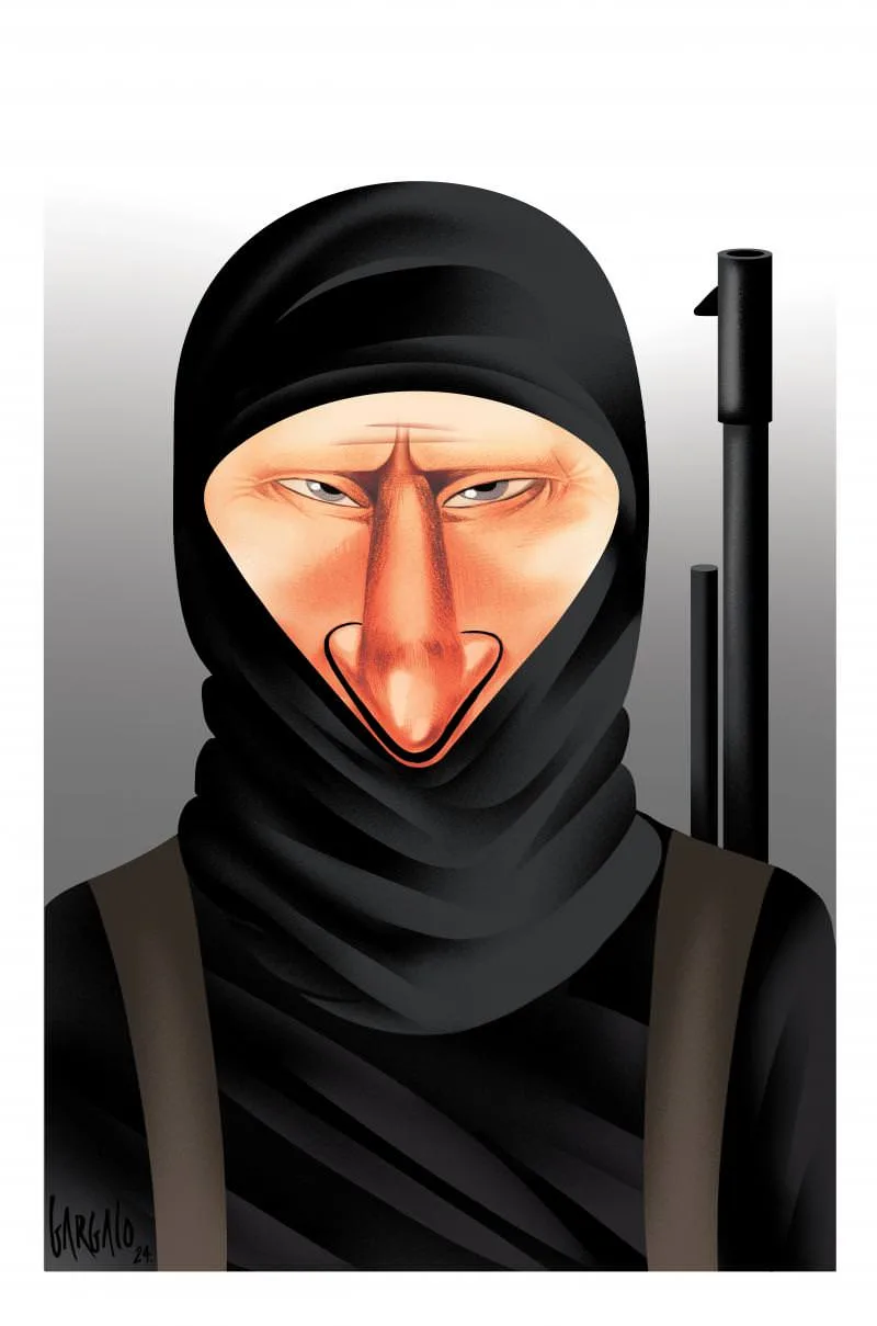 A satirical take on Putin.