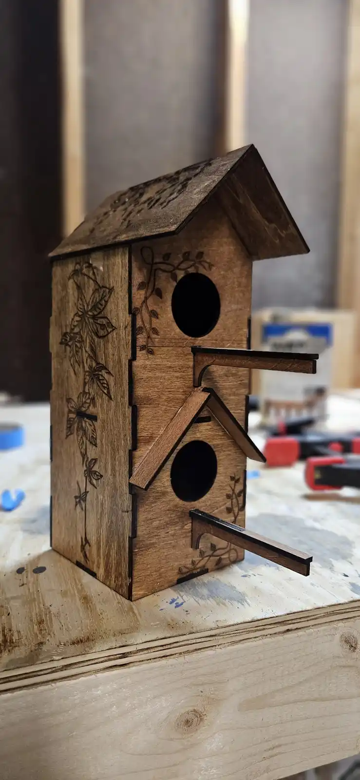 Just built a cozy birdhouse!