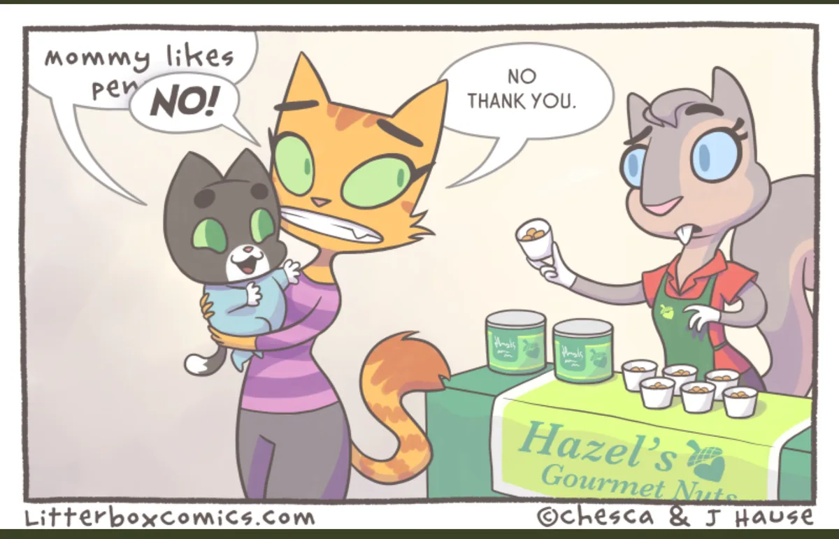 Give a Thumbs Up for Cat Moms!