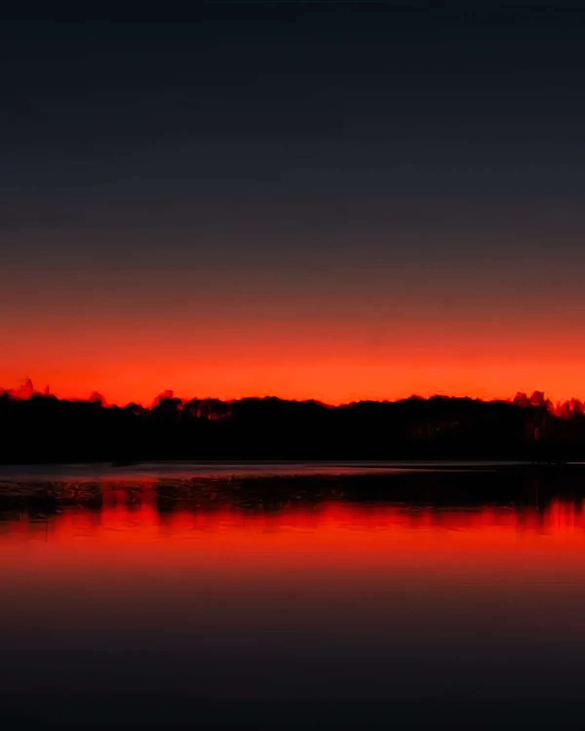 When nature ignites into a fiery spectacle.