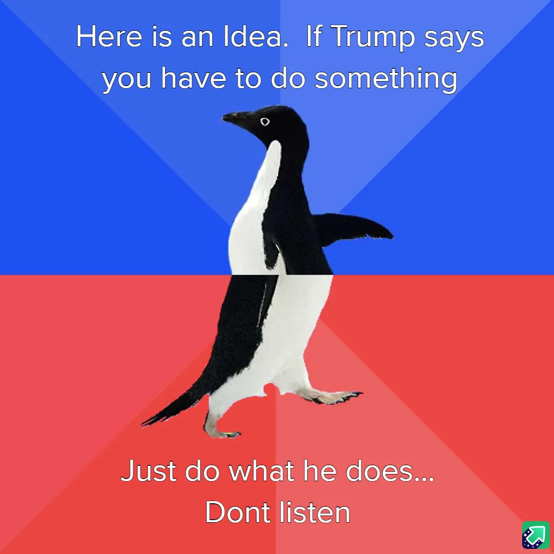 Just go ahead and pull a Trump move!