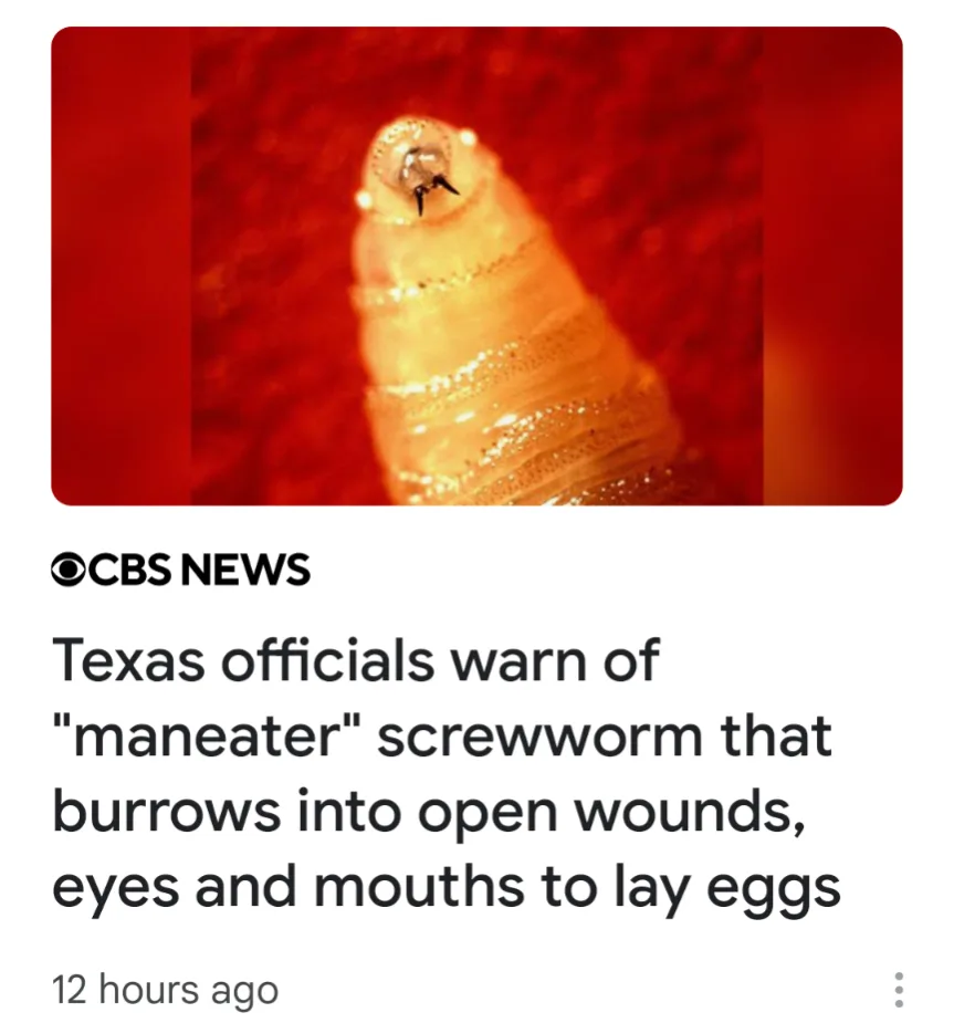 Yet Another Reason to Avoid Texas: Beware the Sand Worms!