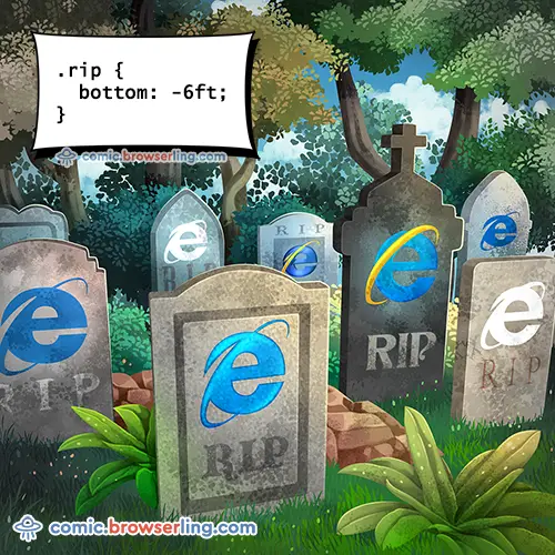 A Spooky CSS Pun from the Graveyard
