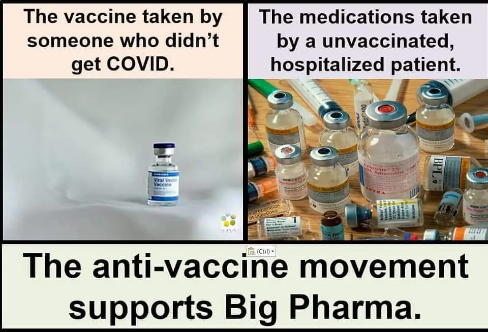 The image is split into two panels. The left panel shows a single vial labeled 'Viral Vector Vaccine' on a plain white…