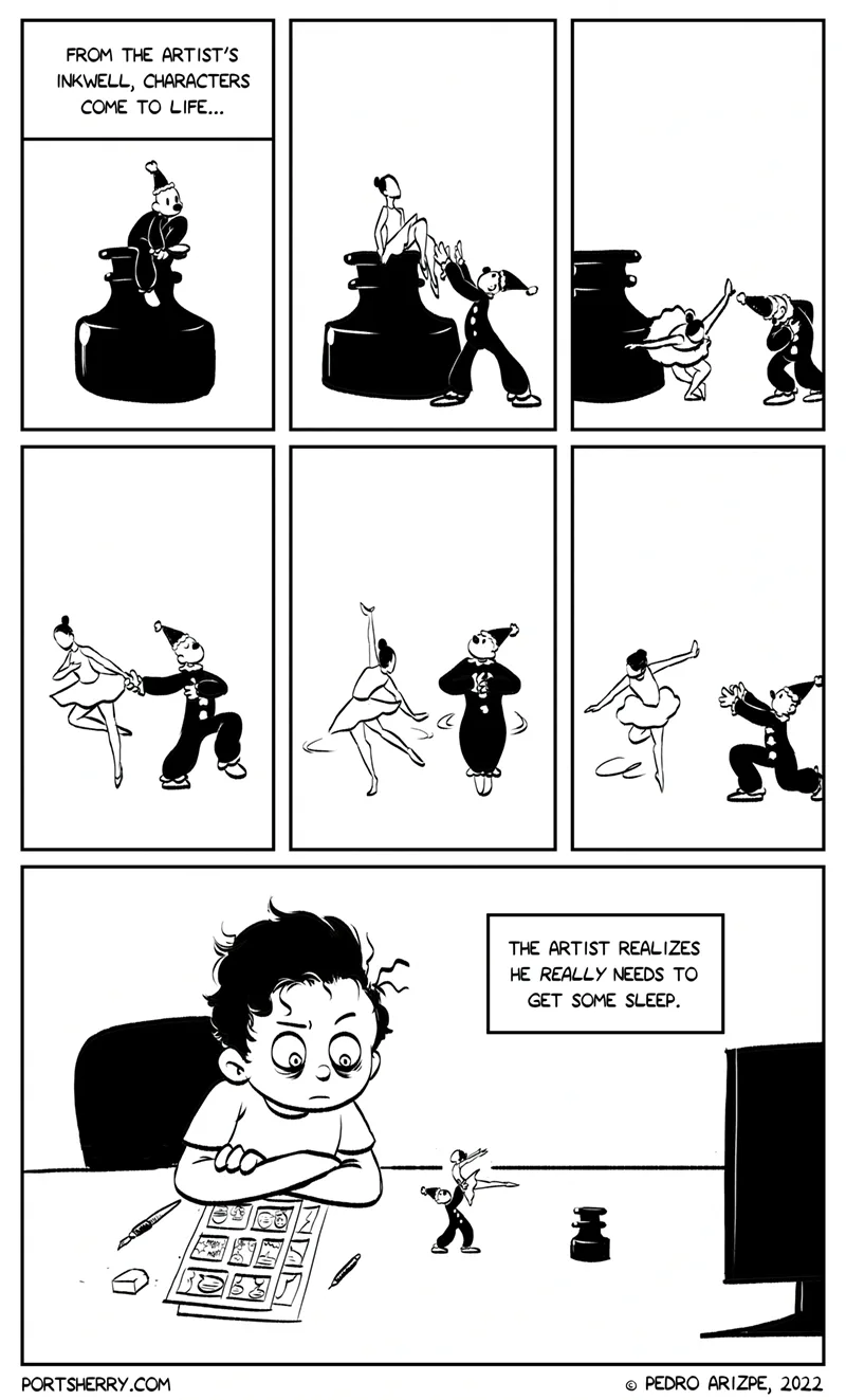 Emerging from the Inkwell