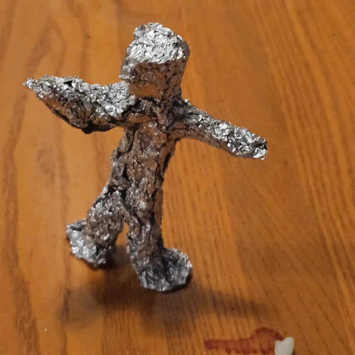 Check Out This Awesome Tin Foil Man I Discovered!