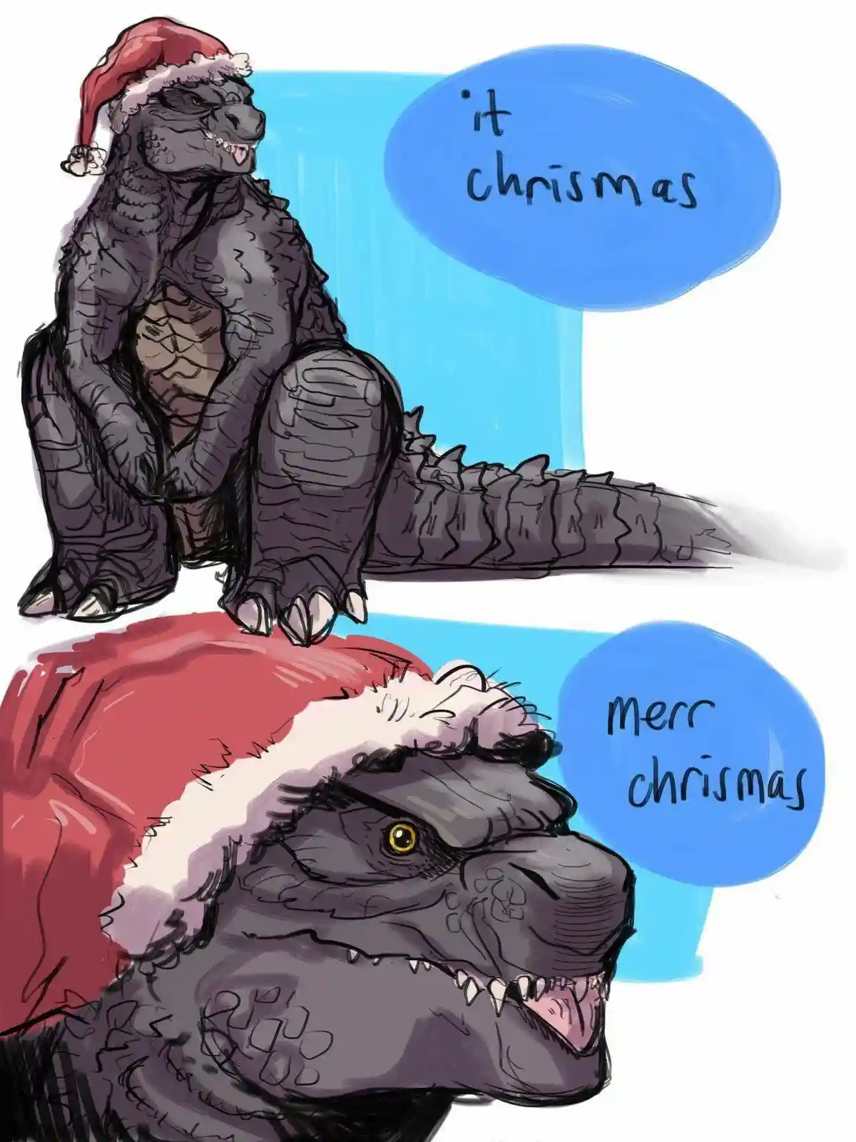 Oh No, It's Godzilla! Holiday Edition!