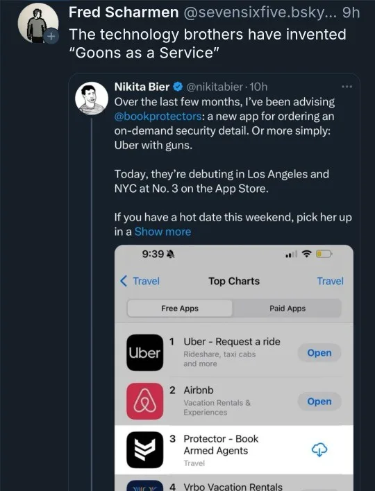 Your Local Rent-a-Thug Uber Service