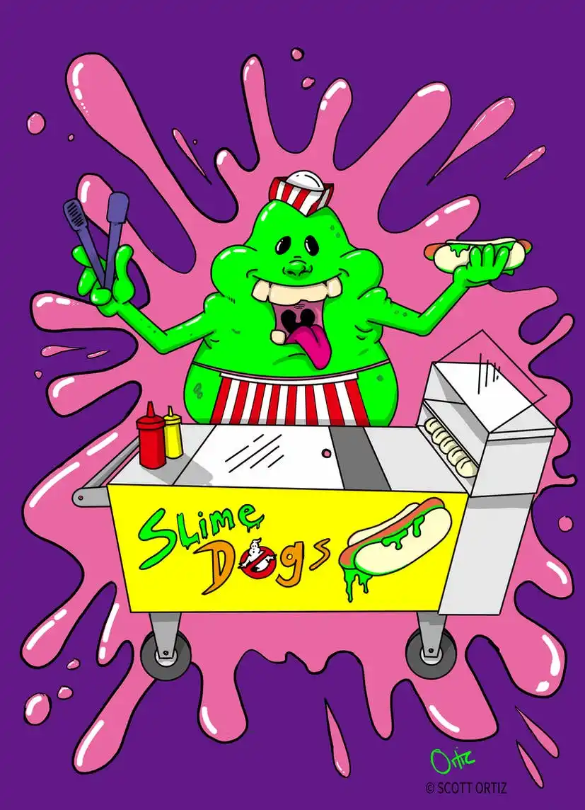 Slimer Hotdogs: A Spooky Snack Delight
