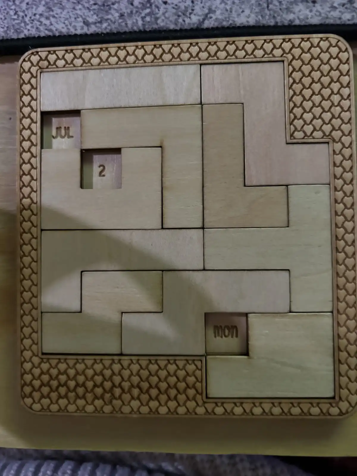 Laser Cut Puzzle Solutions Available from July 2nd to July 8th
