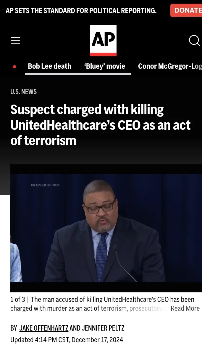 Is Charging Him with Terrorism Going Too Far?