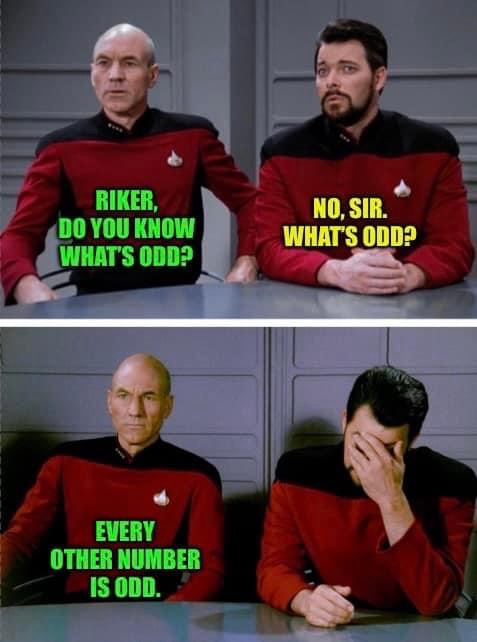 A pun so bad, even Picard would facepalm
