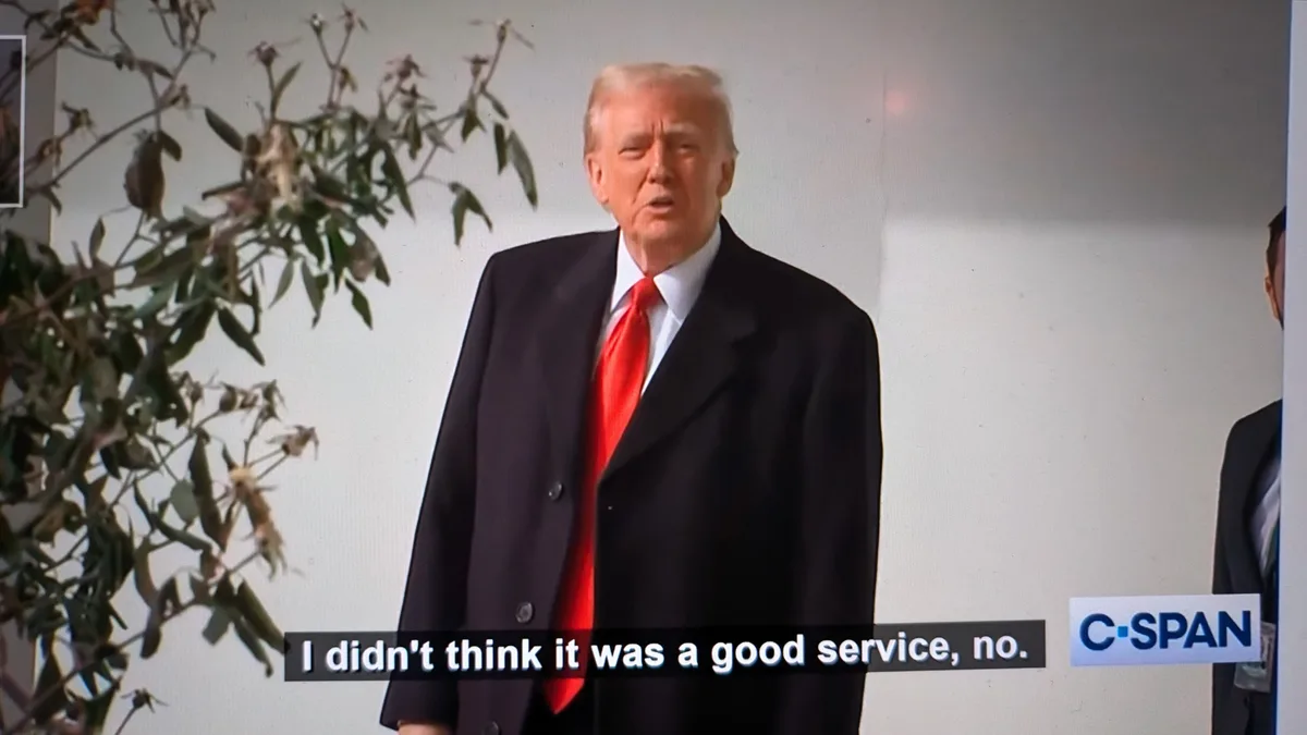 When the Service Just Didn't Cut It for Him