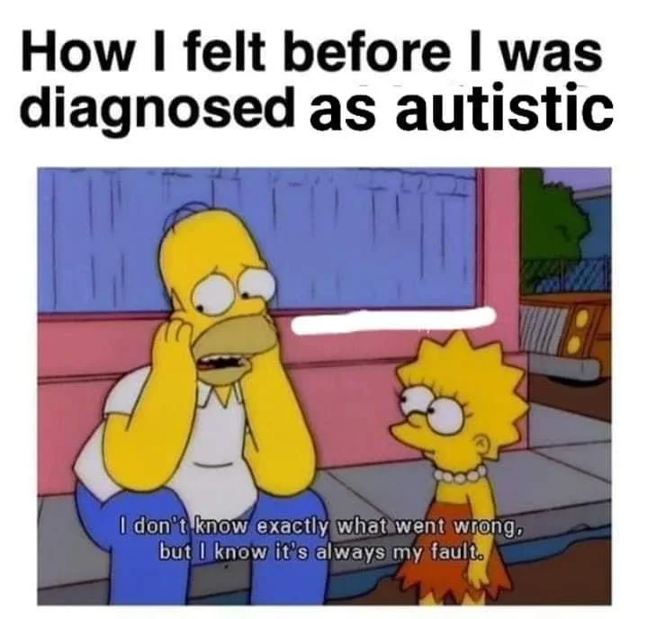 The image shows Homer Simpson sitting with a distressed expression, hand on his face, while Lisa Simpson stands beside him…