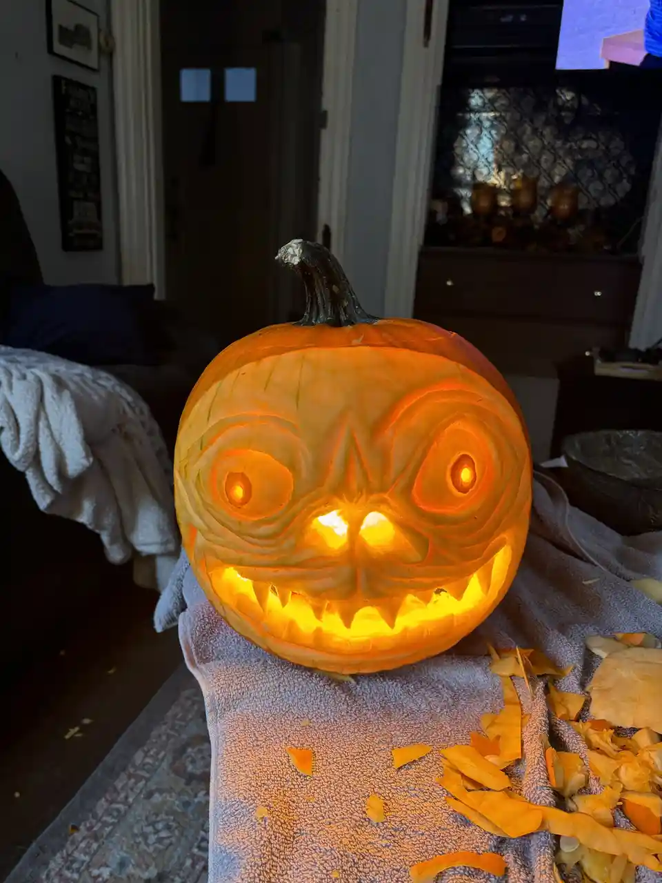 Check Out My Pumpkin Carving Skills!