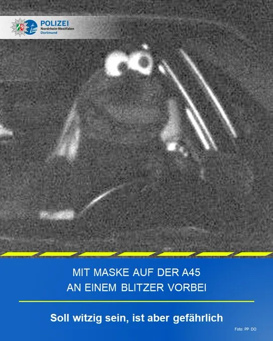 Cookie Monster Busted for Speeding in Germany!