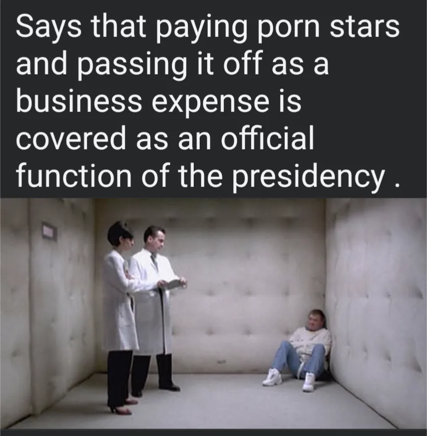 I can totally see him buying into that