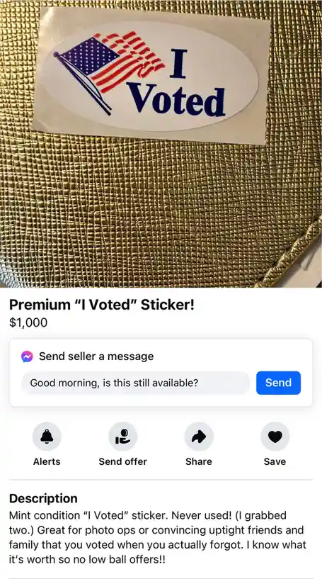 Caught on Facebook Marketplace!