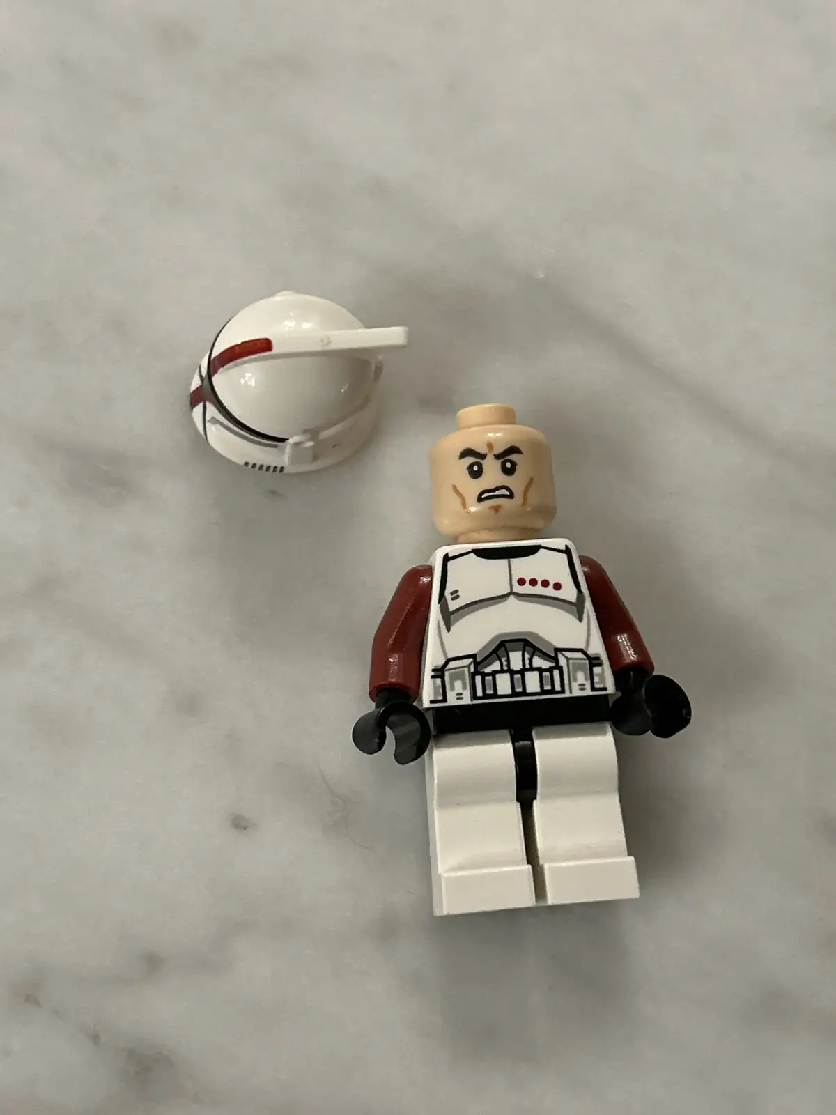 Clone Trooper Captain (Phase 1) with a Scowl
