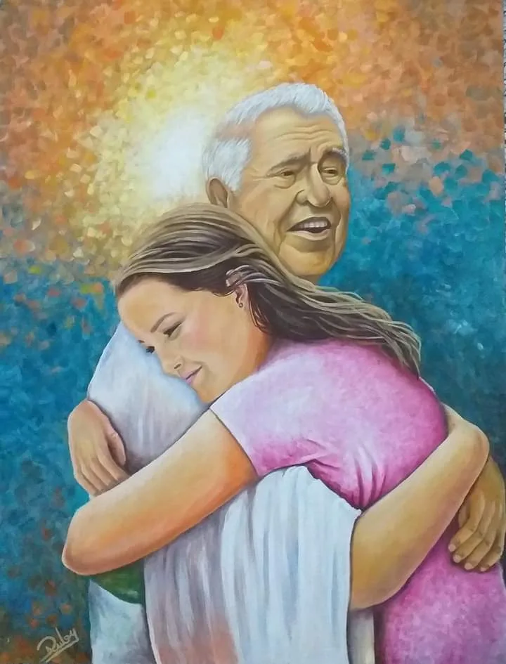 Stunning oil painting captured on canvas