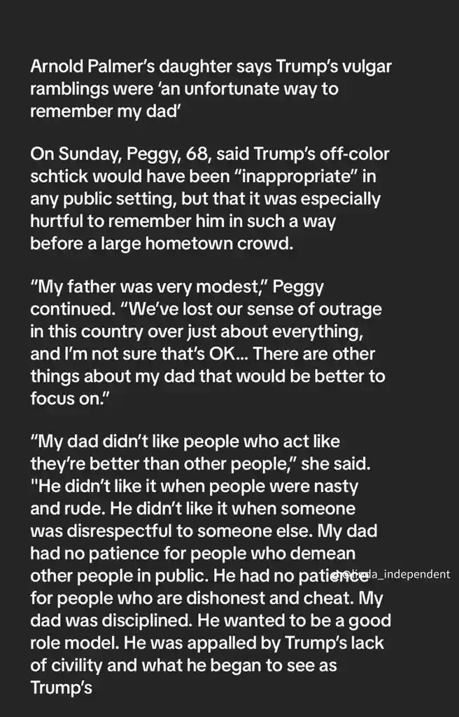 Peg Palmer Wears Has Something Important to Share...