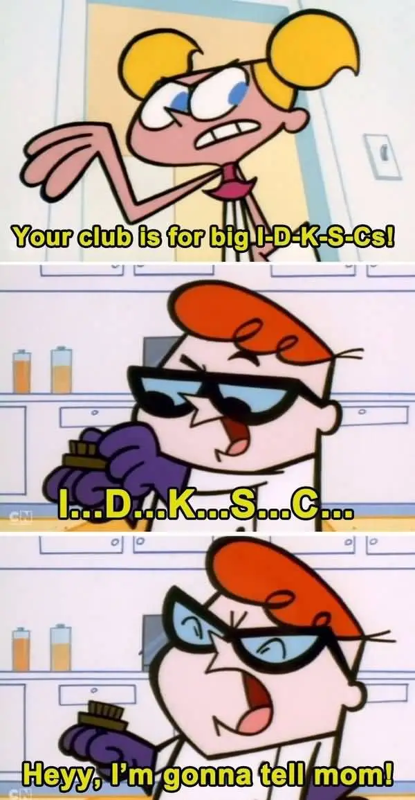 Dexter's Latest Mystery: I-D-K-S-C