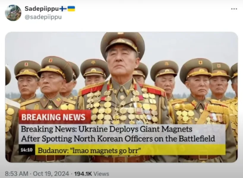 Ukraine's Hilarious New Strategy: Deploying Giant Magnets