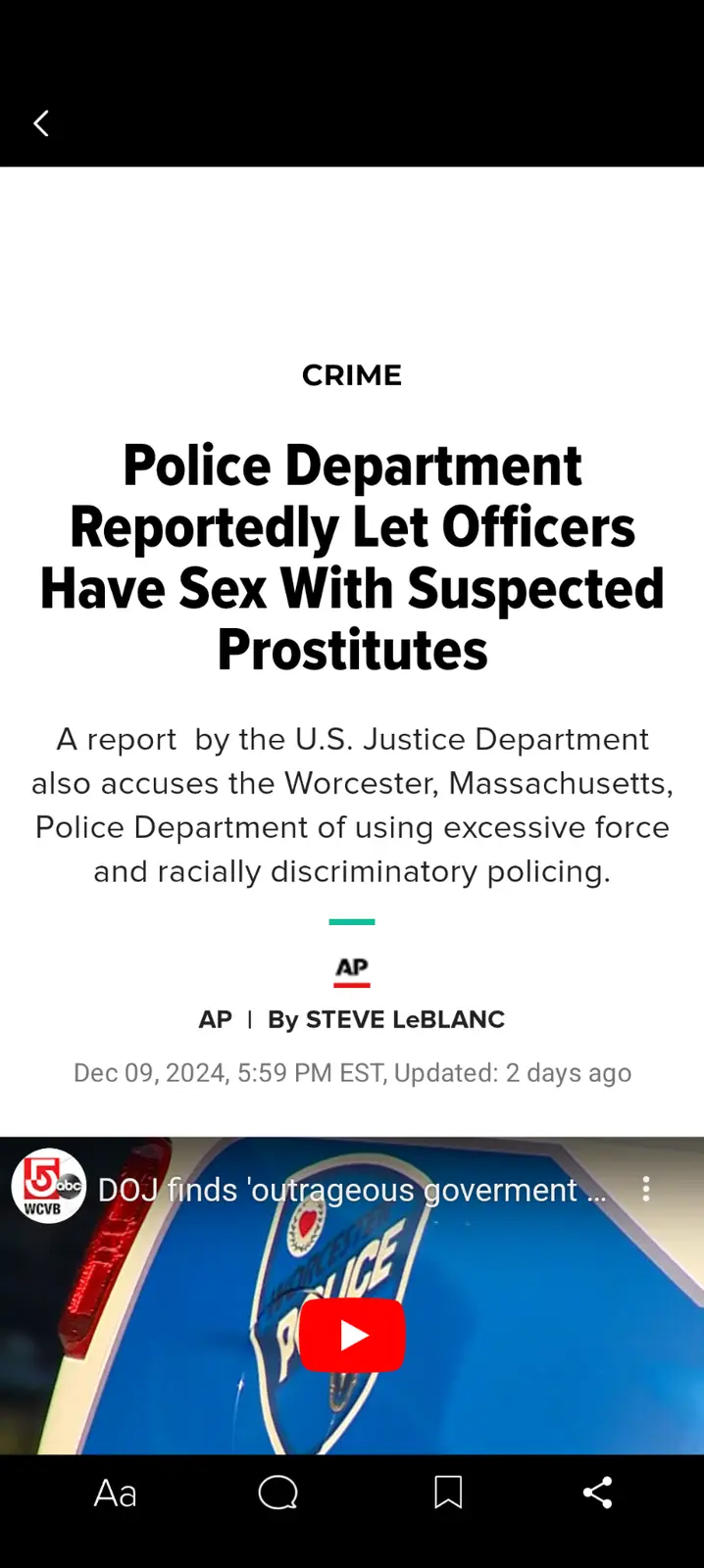 ACAB: Frustrations with Our Current Timeline