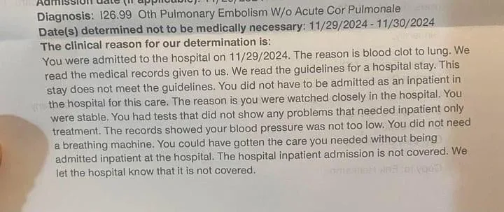 When Your Health Insurance Says No