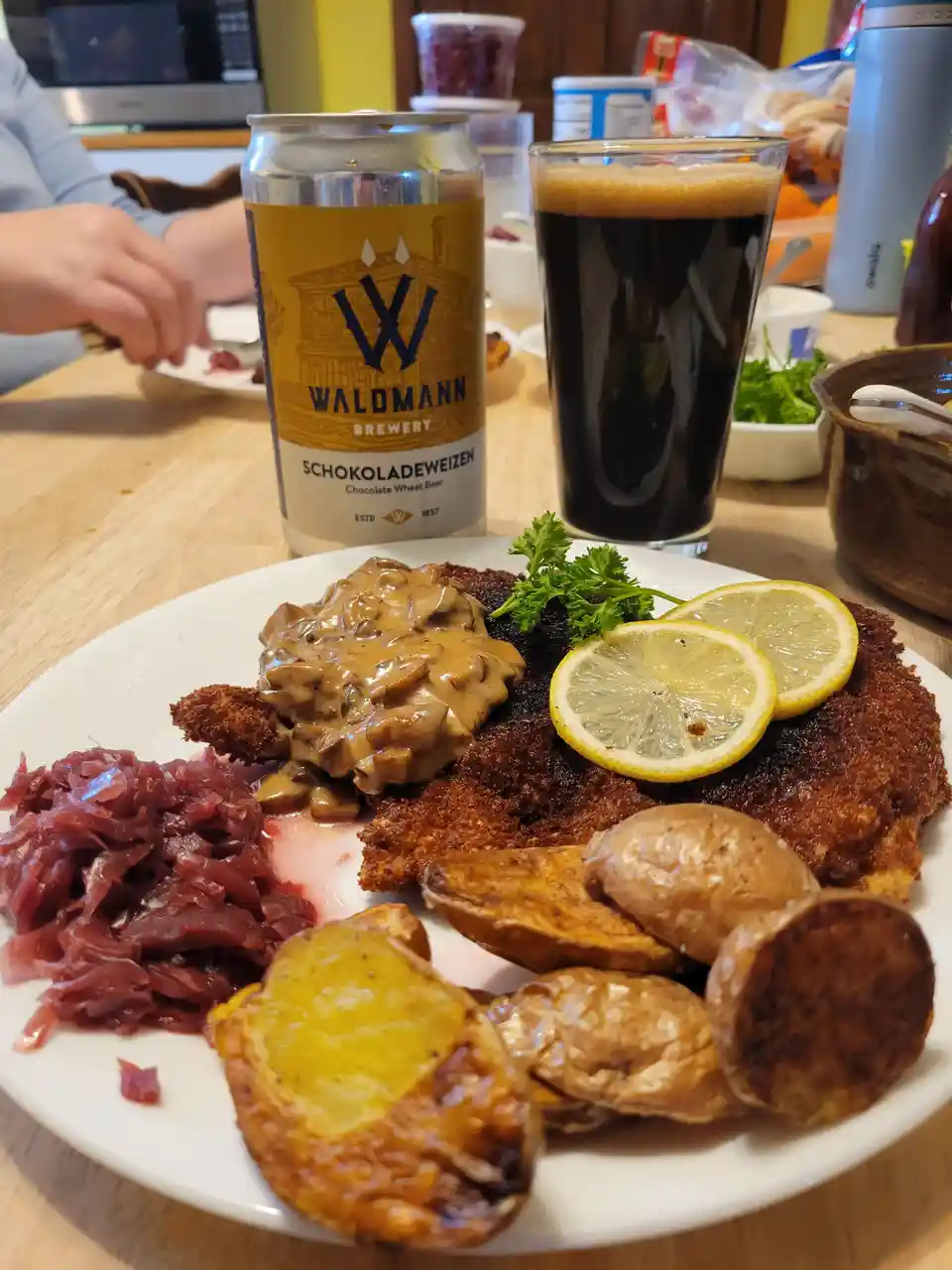 Schnitzel? Absolutely! Enjoy Your Meal!