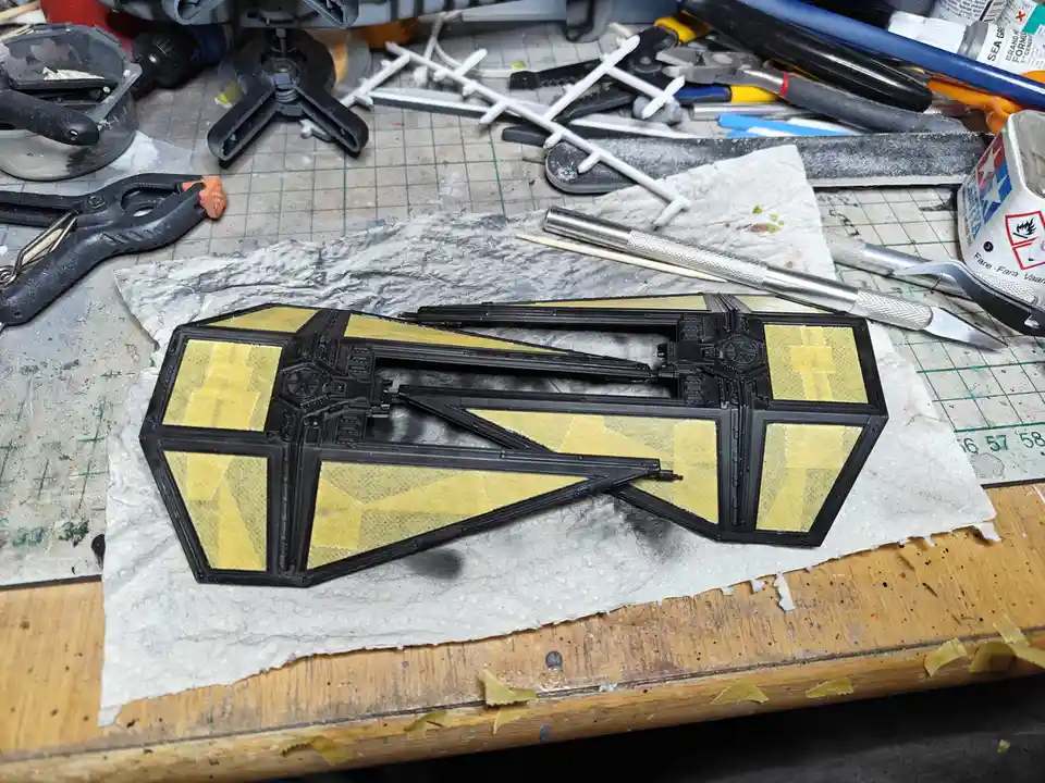 Here's a sneak peek at my model project in progress.
