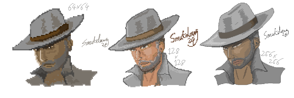 Drafting pixel portraits like a pro