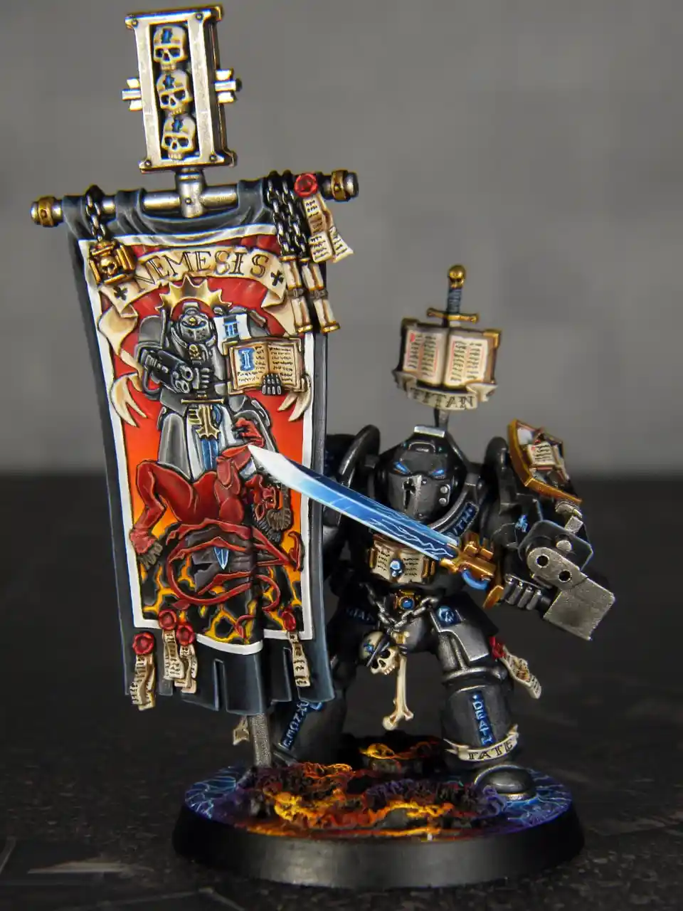 Behold the Fourth Grey Knight Paladin with the Ancient Banner