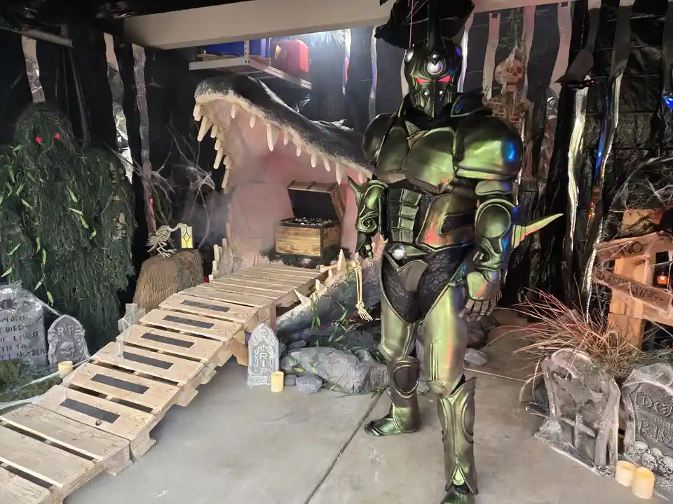 Celebrating Halloween with My Adorable Gator Buddy