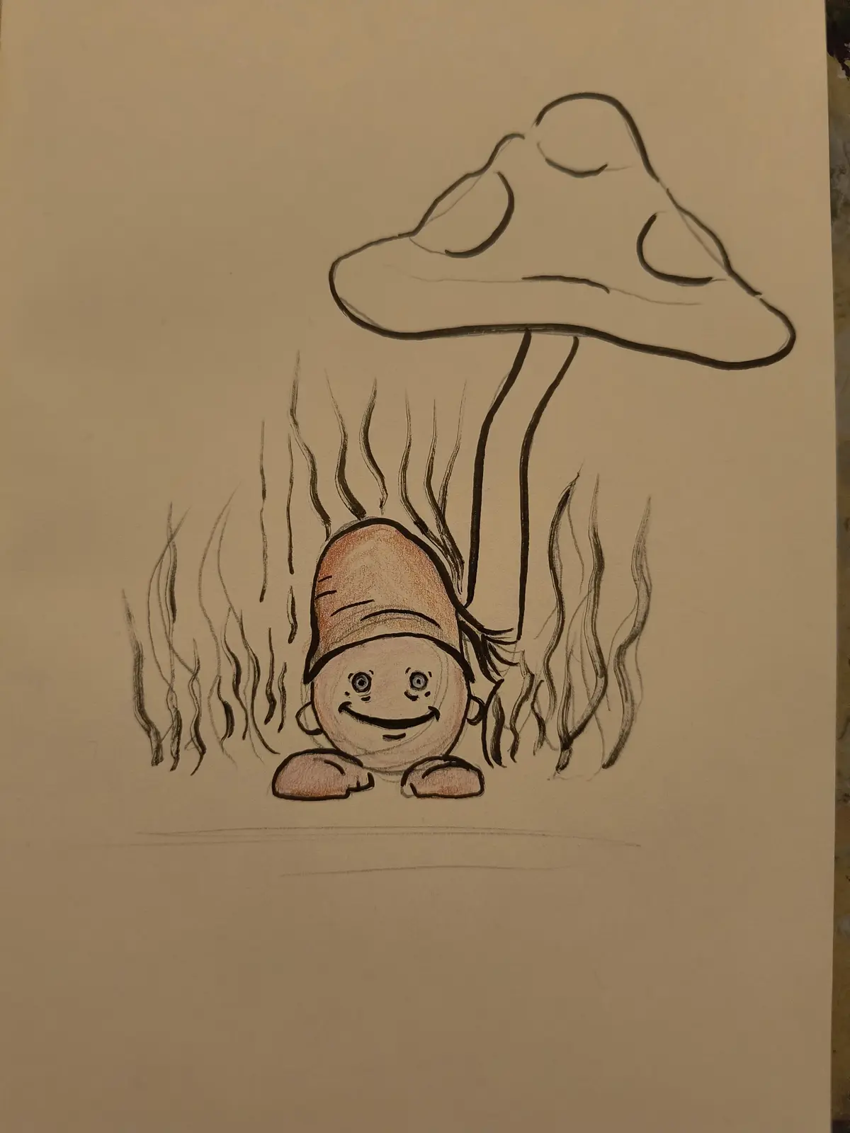 Just a Tiny Creature Exploring the Woods