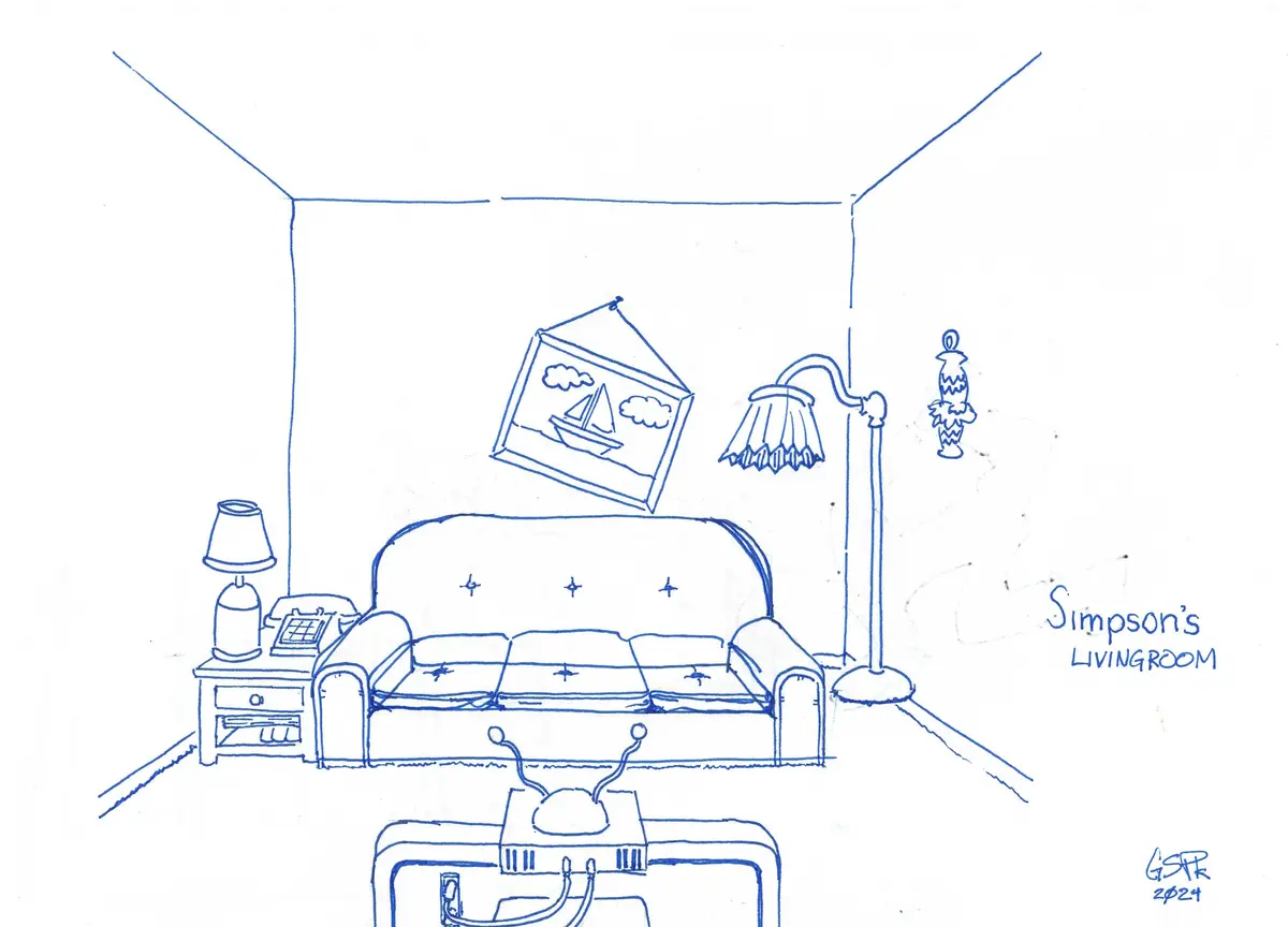 Step Inside The Simpsons' Iconic Living Room