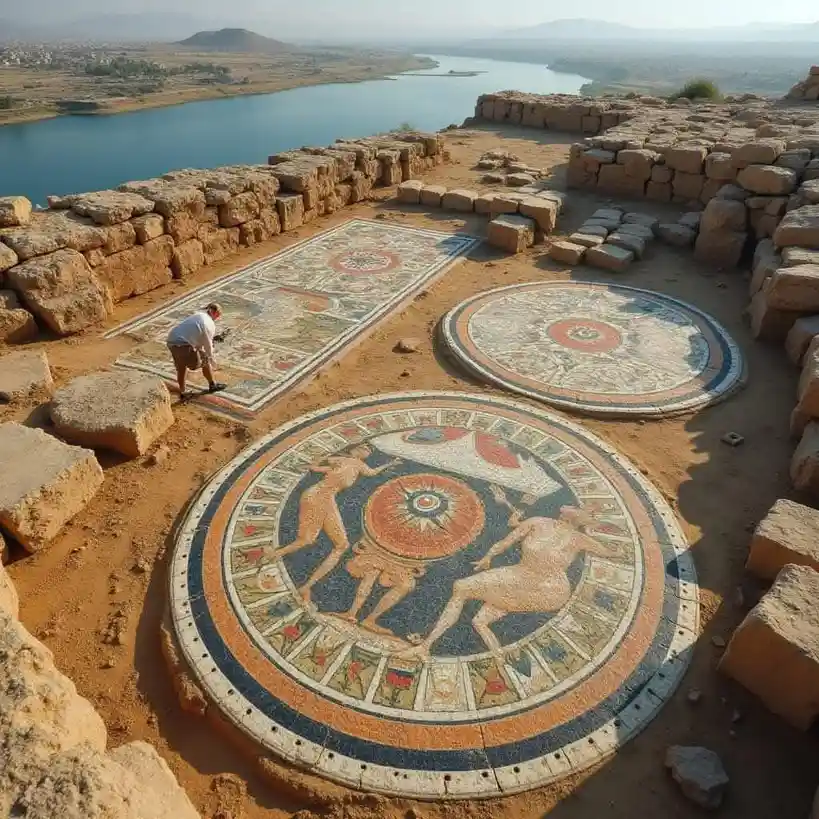 Exploring ancient Greek mosaics from the 2nd century BC.